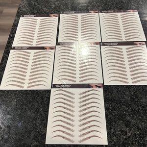 Aresvns brown eyebrow tattoos new still in plastic. There stickers.